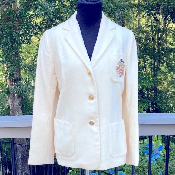 𝅺VINTAGE Unionmade ILGWU jacket sz S/M blazer embroidered crest AFLCIO 60s 50s - Picture 5 of 16